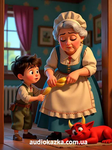 Аудіоказка Чорт із трома золотими волосинами